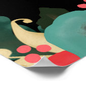 Moderne Floral Wedding Custom Love Quote Prints (Hoek)