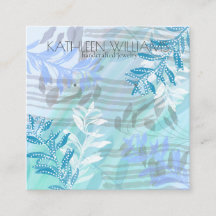 Moderne florale botanische oorbel display kaart