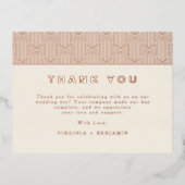 Moderne Folie foto dank u kaart (Voorkant)