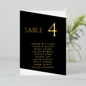 Moderne Folie in zwart-wit Folie Uitnodiging (Staand Voorkant)