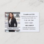 Moderne Foto 2023 Agenda Visitekaartje (Voorkant)