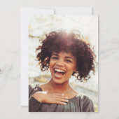 Moderne foto 21ste verjaardag kaart (Achterkant)