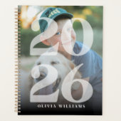 Moderne foto aanpassen 2026 | witte overlay planner (Voorkant)