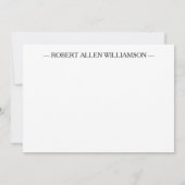 Moderne foto Afstuderen Bedankt Notitiekaartje (Achterkant)