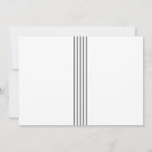 Moderne foto Afstuderen het Afstuderen Silver Stri Aankondiging (Achterkant)