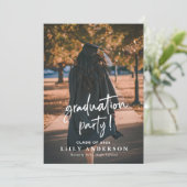 Moderne foto Afstuderen klasse van 2025 Kaart (Staand voorkant)
