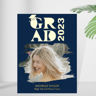 Moderne foto Afstuderen Lijst op de middelbare sch Folie Afdrukken