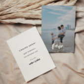 Moderne foto Baby komt binnenkort Aankondiging