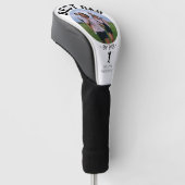Moderne foto beste vader van Par Golf Head Hoesje Golfheadcover (Schuin)