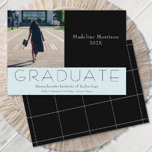 Moderne foto Black Aqua Aankondiging