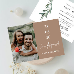 Moderne foto bruiloft Elopement alles in één Kaart