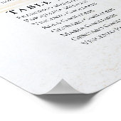 Moderne foto bruiloft zitgrafiek, 24 tafels poster (Hoek)