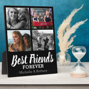 Moderne Foto Collage Best Friends Forever Fotoplaat