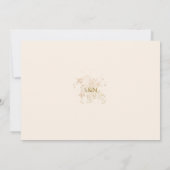 Moderne foto-collage Boho-bruiloft Save The Date (Achterkant)