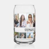 Moderne foto | Collage Drink Blikvorm Glas (Achterkant)