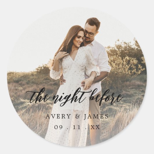 Moderne foto De NIght Voor Sticker (Voorkant)