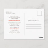 Moderne foto Eerste Heilige Communie Uitnodiging (Achterkant)