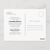 Moderne foto Eerste Heilige Communie Uitnodiging (Achterkant)