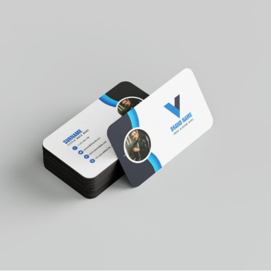 Moderne foto Elegant Visitekaartje