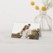 Moderne foto en overlay bruiloft (Achterkant)