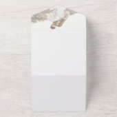 Moderne foto en overlay bruiloft all in one uitnodiging (Buitenkant)