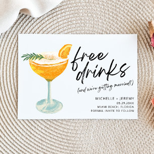Moderne foto Funny Wedding Save the Date