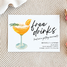 Moderne foto Funny Wedding Save the Date