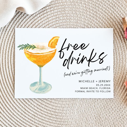 Moderne foto Funny Wedding Save the Date