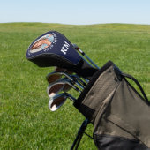 Moderne foto Gepersonaliseerd Golfer Sportief Mono Golfheadcover (Insitu)