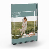 Moderne foto Groene familie — liefdevol cadeau (Links)