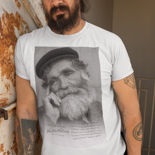 Moderne foto-herdenking t-shirt