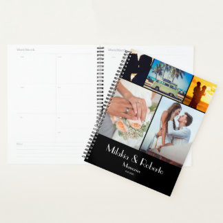Moderne foto Huwelijk Huwelijksreis Keepsake Planner