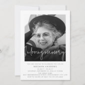 Moderne foto in liefdevolle herinnering kaart (Voorkant)