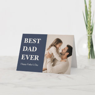 Moderne Foto Kaart Beste Papa Ooit