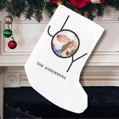 Moderne foto kleine kerstsok