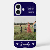 Moderne foto Kleurrijke Marine Blauw Case-Mate iPhone Case (Achterkant)