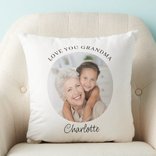 Moderne foto Liefde Oma Aandenken Kussen