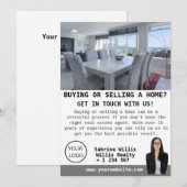 Moderne foto makelaar op maat kaart (Voorkant / Achterkant)