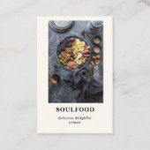 Moderne foto Minimal Beige Visitekaartje (Voorkant)