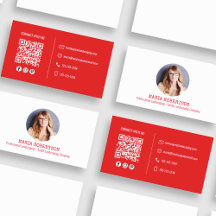 Moderne foto minimalistische QR-code sociale media