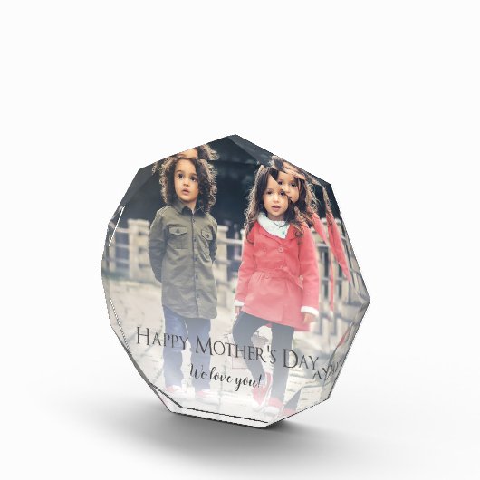 Moderne foto Moederdag fotoblok (Rechts)