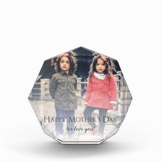 Moderne foto Moederdag fotoblok (Voorkant)