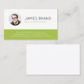 Moderne foto onroerend goed visitekaartje (Voorkant / Achterkant)