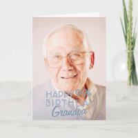 Moderne foto opa Happy Birthday Greeting