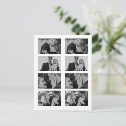 Moderne foto Opslaan van de datum Bladwijzer uitno Uitnodiging Briefkaart (Staand voorkant)