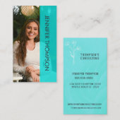 Moderne foto Professioneel Groen Visitekaartje (Voorkant / Achterkant)