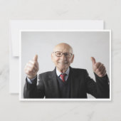 Moderne foto-raster Memorial | Begrafenis Bedankkaart (Achterkant)