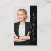 Moderne foto Real Estate Agent Visitekaartje (Voorkant)