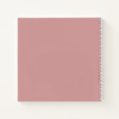 Moderne foto-Roos-weddenschap Notitieboek (Achterkant)