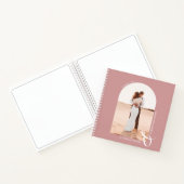 Moderne foto-Roos-weddenschap Notitieboek (Binnen)